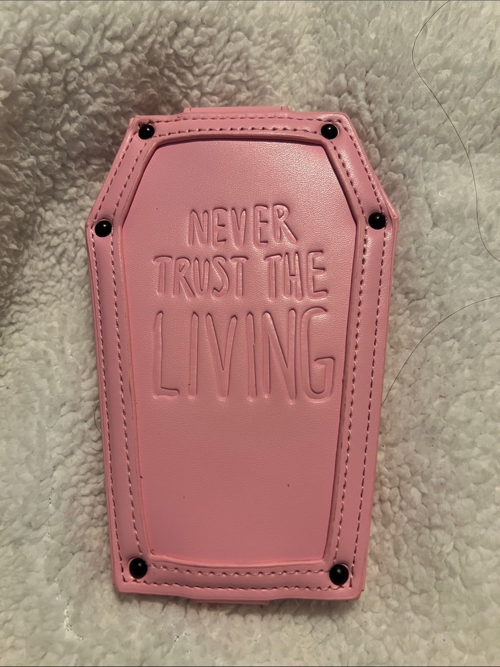 Pink Coffin-Shaped Wallet